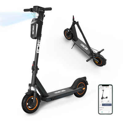 Evercross E-Scooter, 20,00 km/h, 10" Elektroroller Mit Straßenzulassung(ABE) Max 40KM APP 11.4 Ah