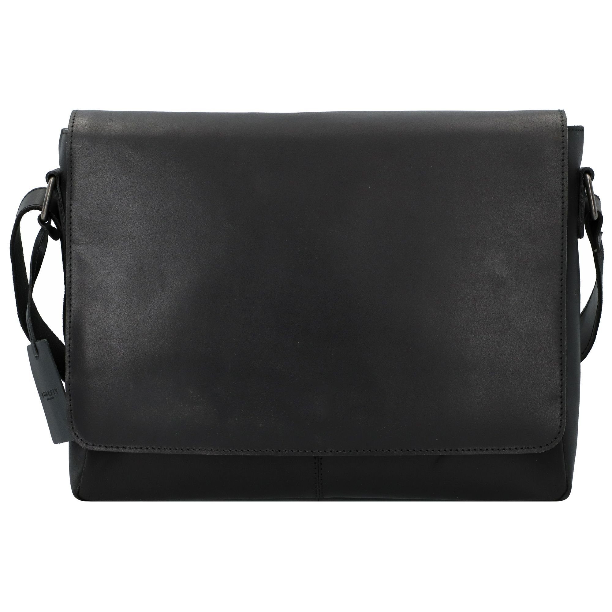 Bag Leder Burkely Messenger Vintage, black