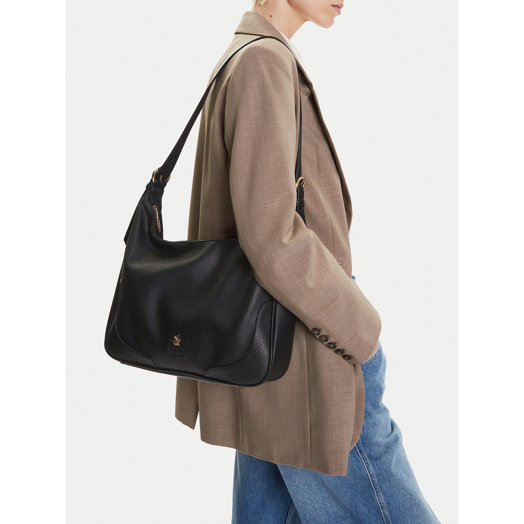 BEVERLY HILLS POLO CLUB Handtasche Beverly Hills Polo Club Damenhandtasche Schwarz CEO - BHPC-C-013-08