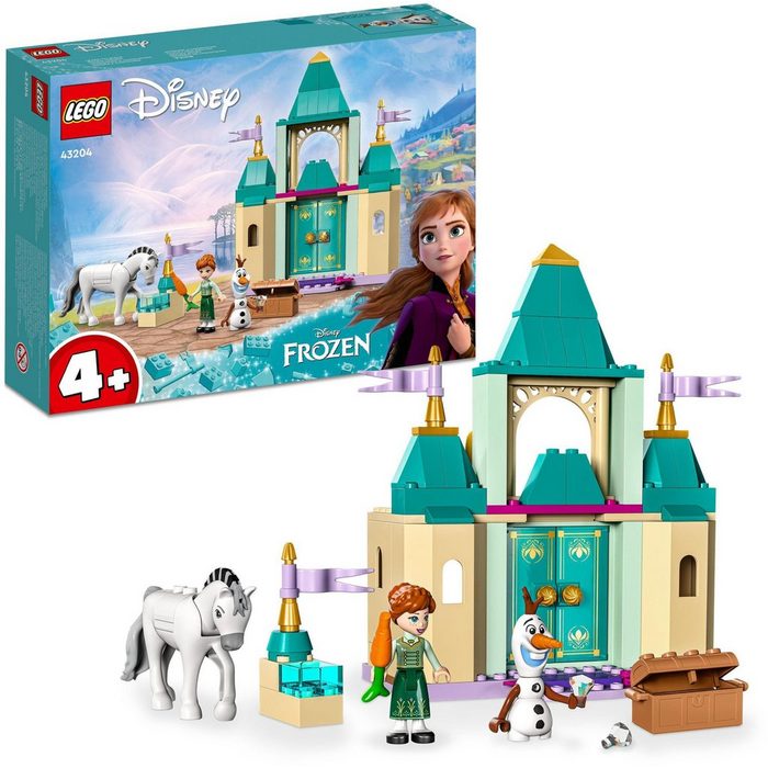 LEGO® Konstruktionsspielsteine Annas und Olafs Spielspaß im Schloss (43204) LEGO® Disney Princess (108 St) Made in Europe