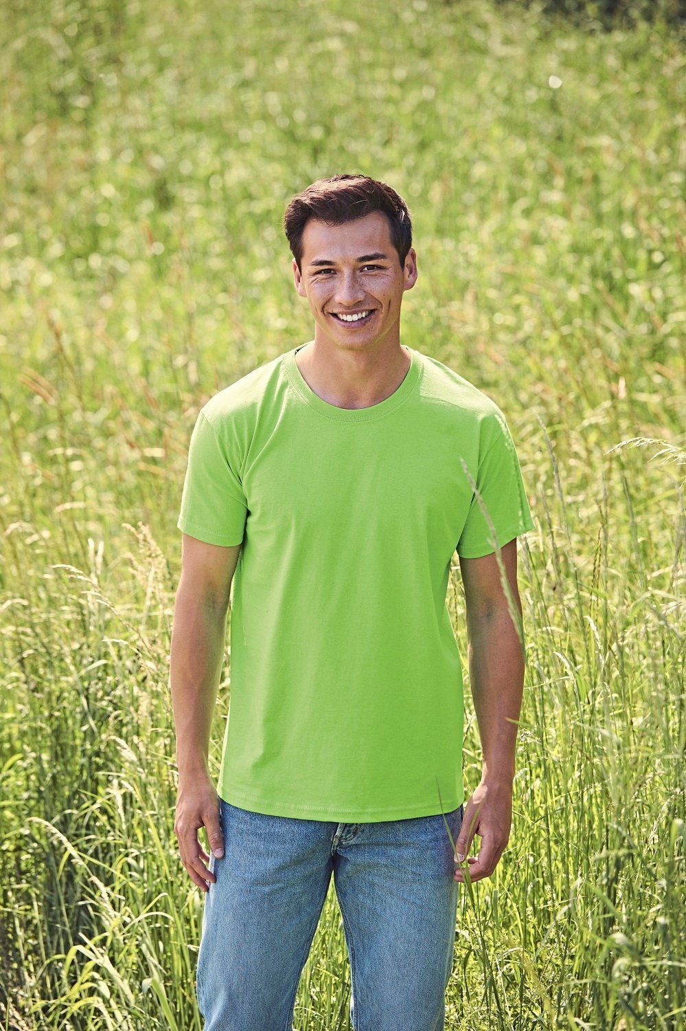 Fruit of the Loom T-Shirt 1er/2er Pack Herren / Unisex T-Shirt für Männer u. Frauen (1-tlg) Gr. S bis 5XL - 100% Baumwolle