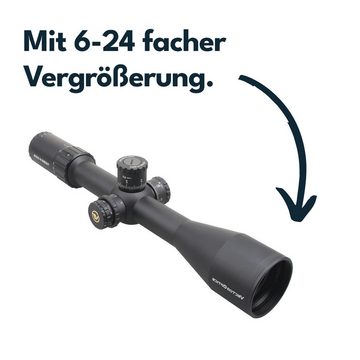 Vector Optics Vector Optics SCOL-46 Taurus 6-24x50SFP HD Zielfernrohr (Ideal für Jagd, Sport und Airsoft)