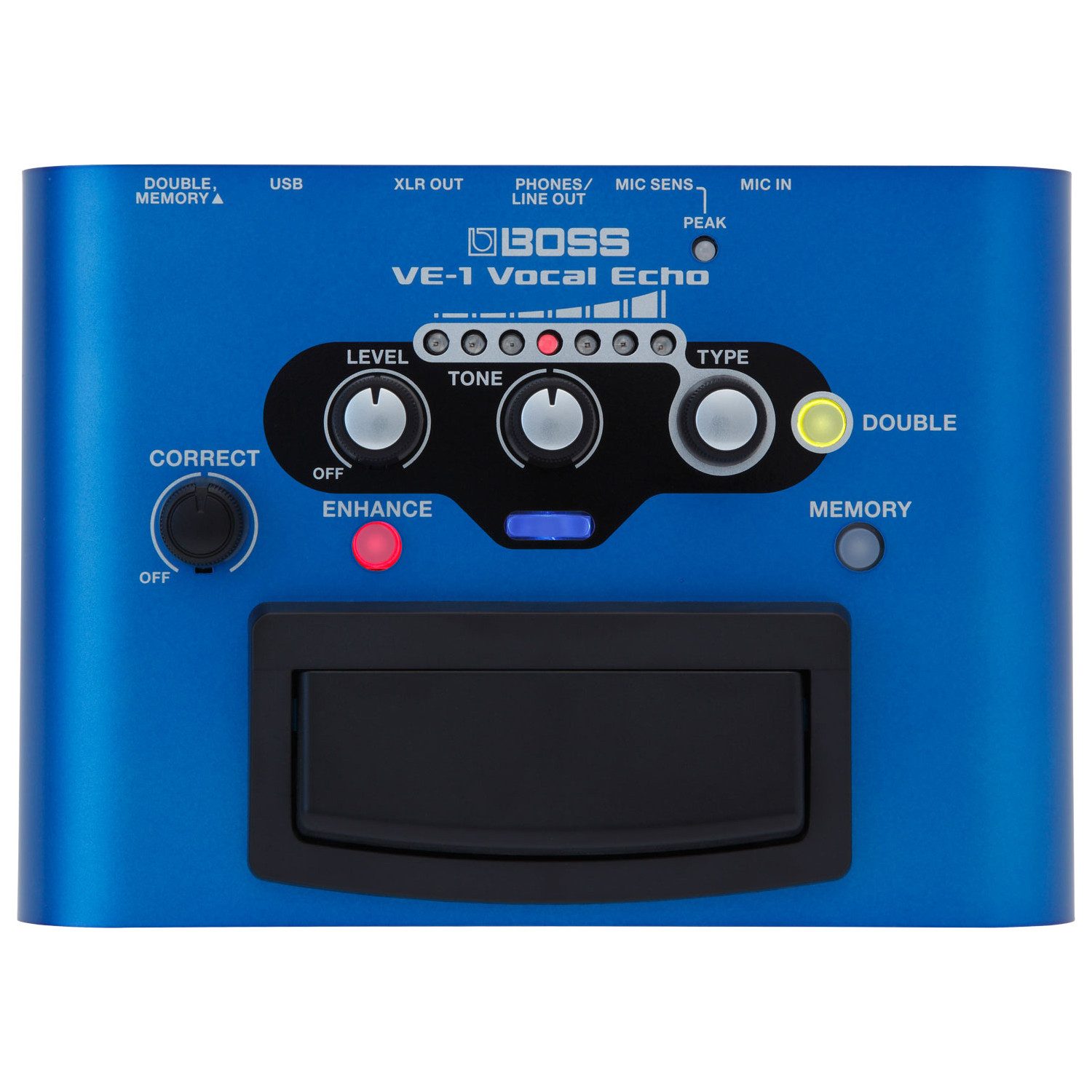 Boss Effektgerät VE-1 Vocal-Echo für Gesang Digitales Aufnahmegerät