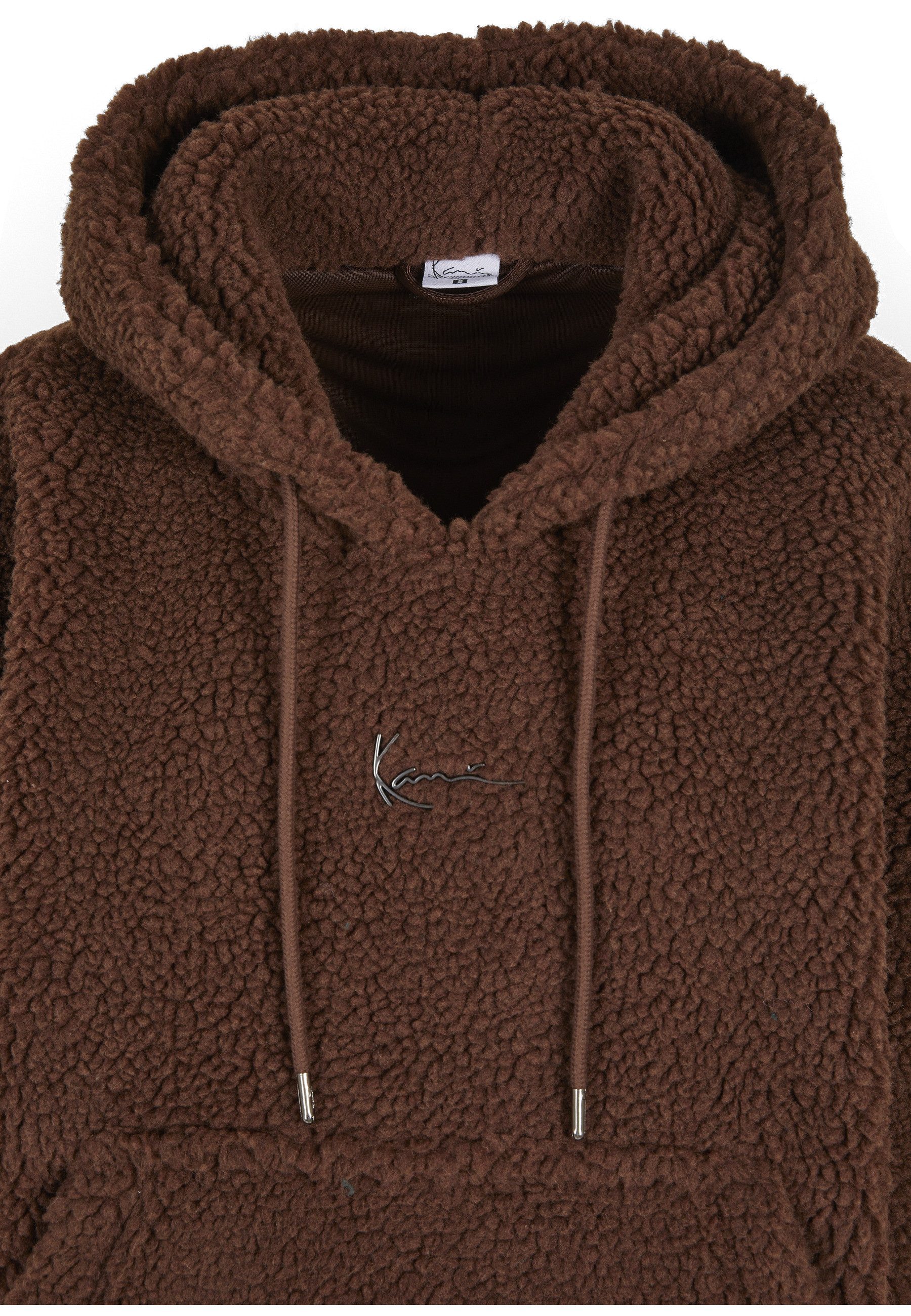 Karl Kani Rundhalspullover Karl Kani Damen KW223-058-2 Small Signature Teddy OS Hoddie (1-tlg)