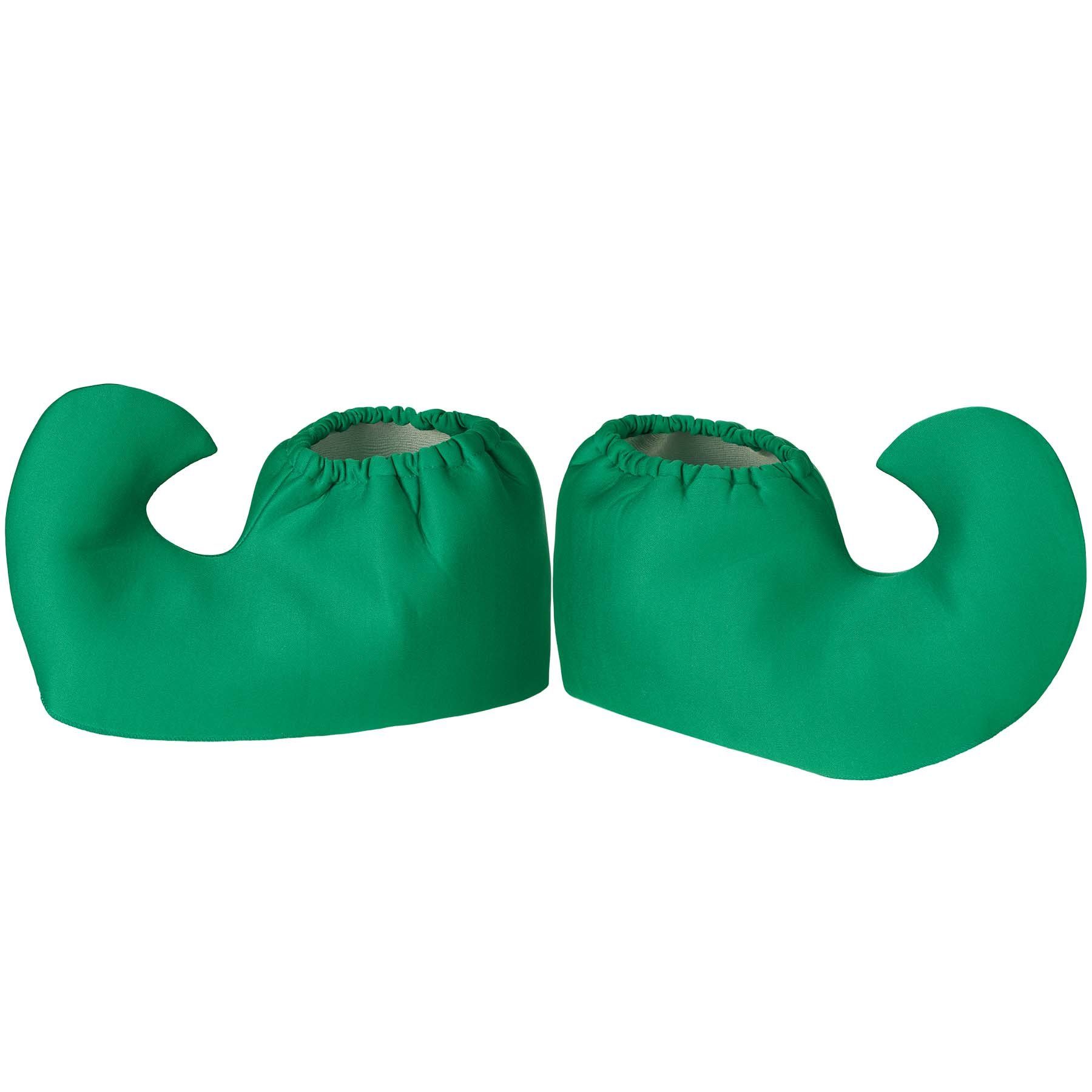 dressforfun Schuhüberzieher Überschuhe, Vielseitig kombinierbar, Look mit gebogener Schuhspitze (Schuhschoner, Konfektionsgröße S/M in grün) Gummizug oben und Gummiband unten, Leichtes, angenehmes Tragegefühl