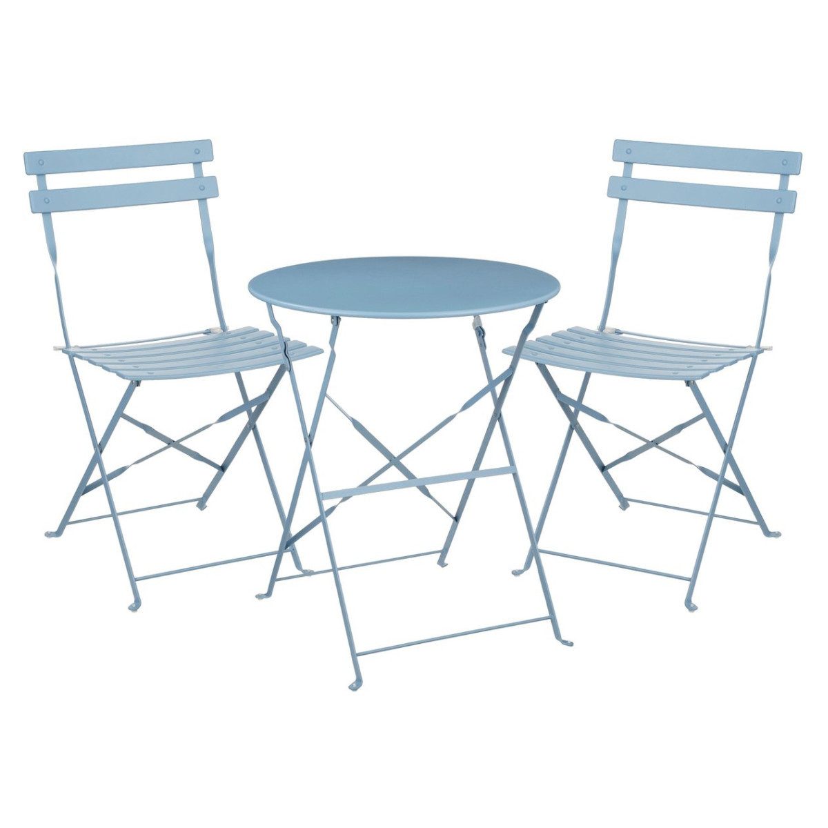 Mica Decorations Bistrotisch Mica Decorations Laurence Metall Bistroset – Blau
