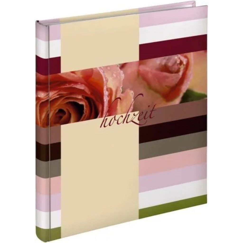 Hama Fotoalbum Hama Hochzeitsalbum Marseille 29×32/60 (Packung, 1-St., Hama Hochzeitsalbum Marseille 29×32/60), Fassungsvermögen von bis zu 300 Fotos
