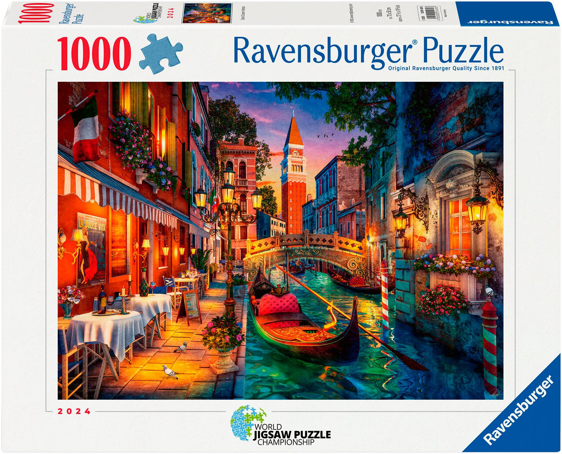 Ravensburger Puzzle Kanalrundfahrt in Venedig, 1000 Puzzleteile, Made in Ge günstig online kaufen
