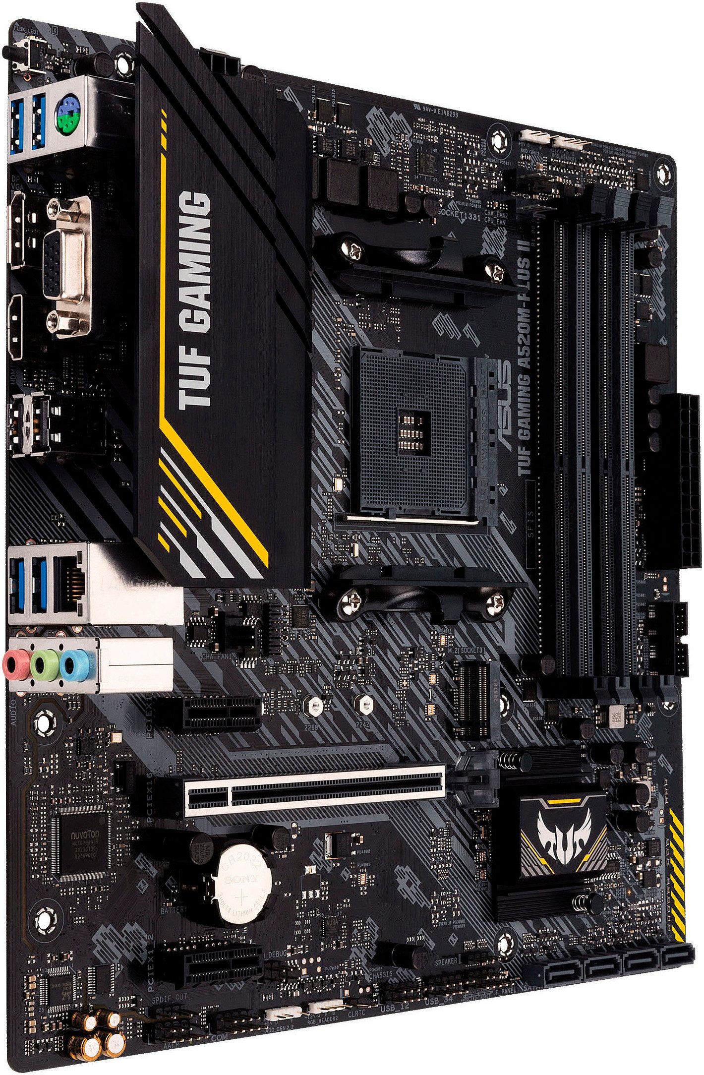 Asus TUF GAMING A520M-PLUS II Mainboard RGB-LED-Beleuchtung