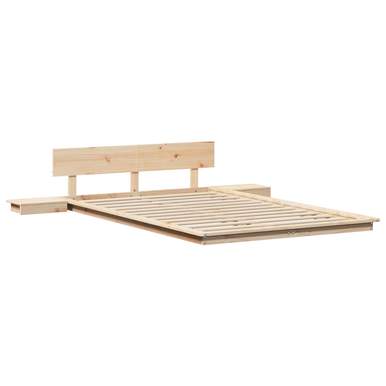 vidaXL Bett Bettgestell Braun 120 x günstig online kaufen