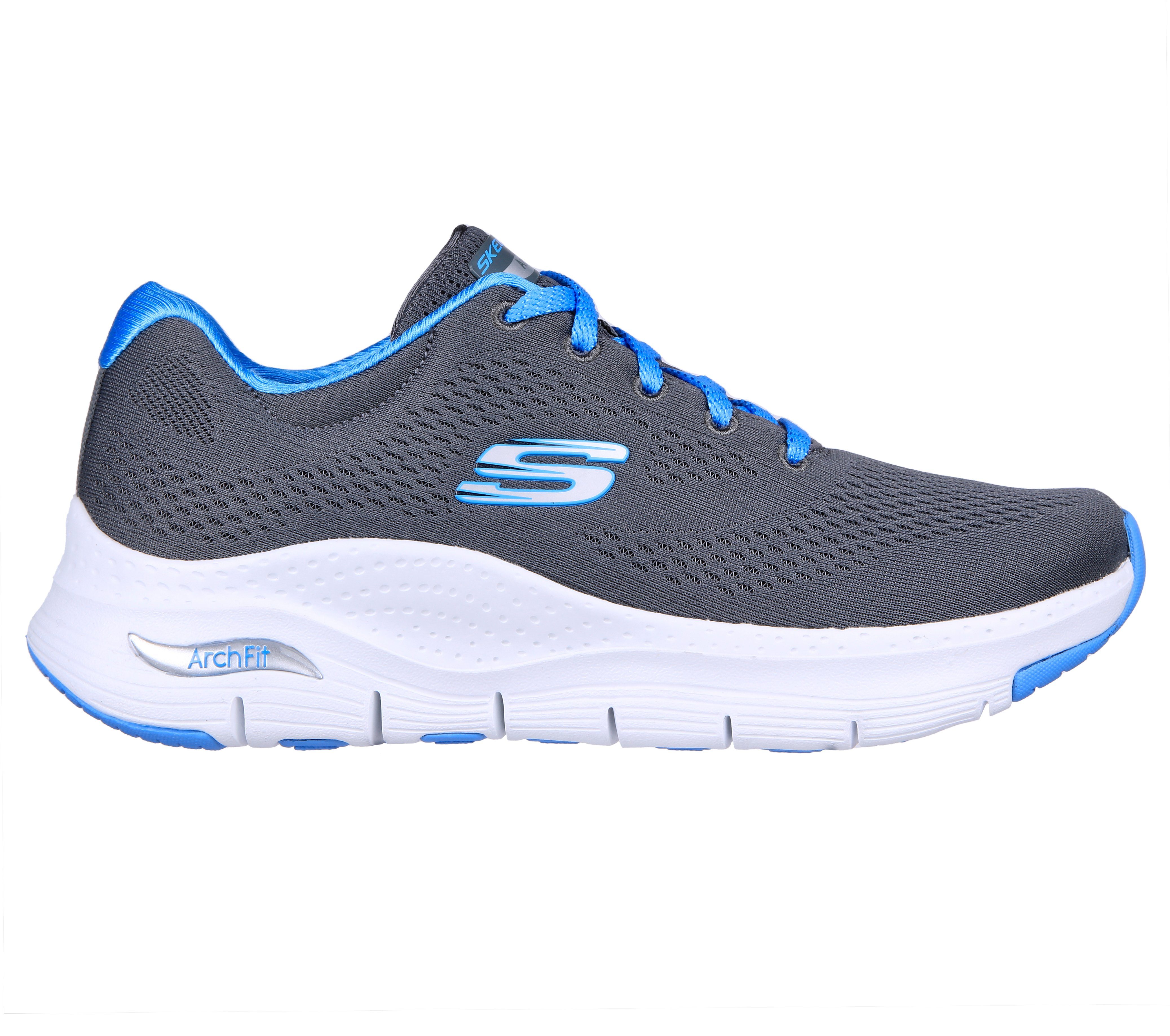 Blau BIG ARCH mit des Dunkelgrau Innensohlen-System Sneaker APPEAL Fußgewölbes FIT Skechers / Unterstützung