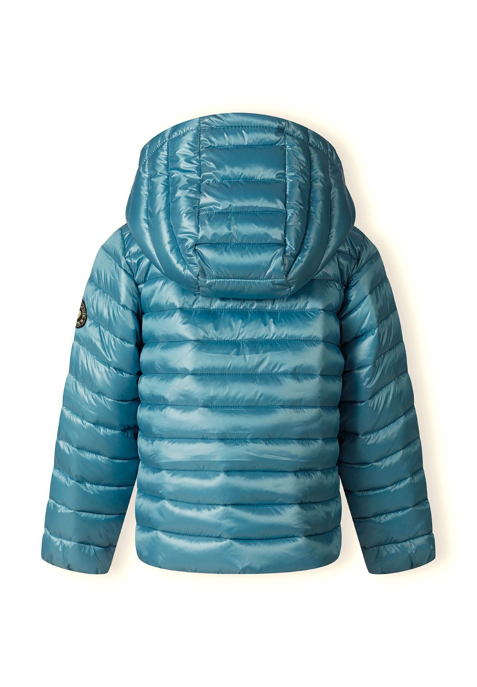 MINOTI Steppjacke für Mädchen mit Kapuze Herz-Abzeichen – Bild 3 von 5