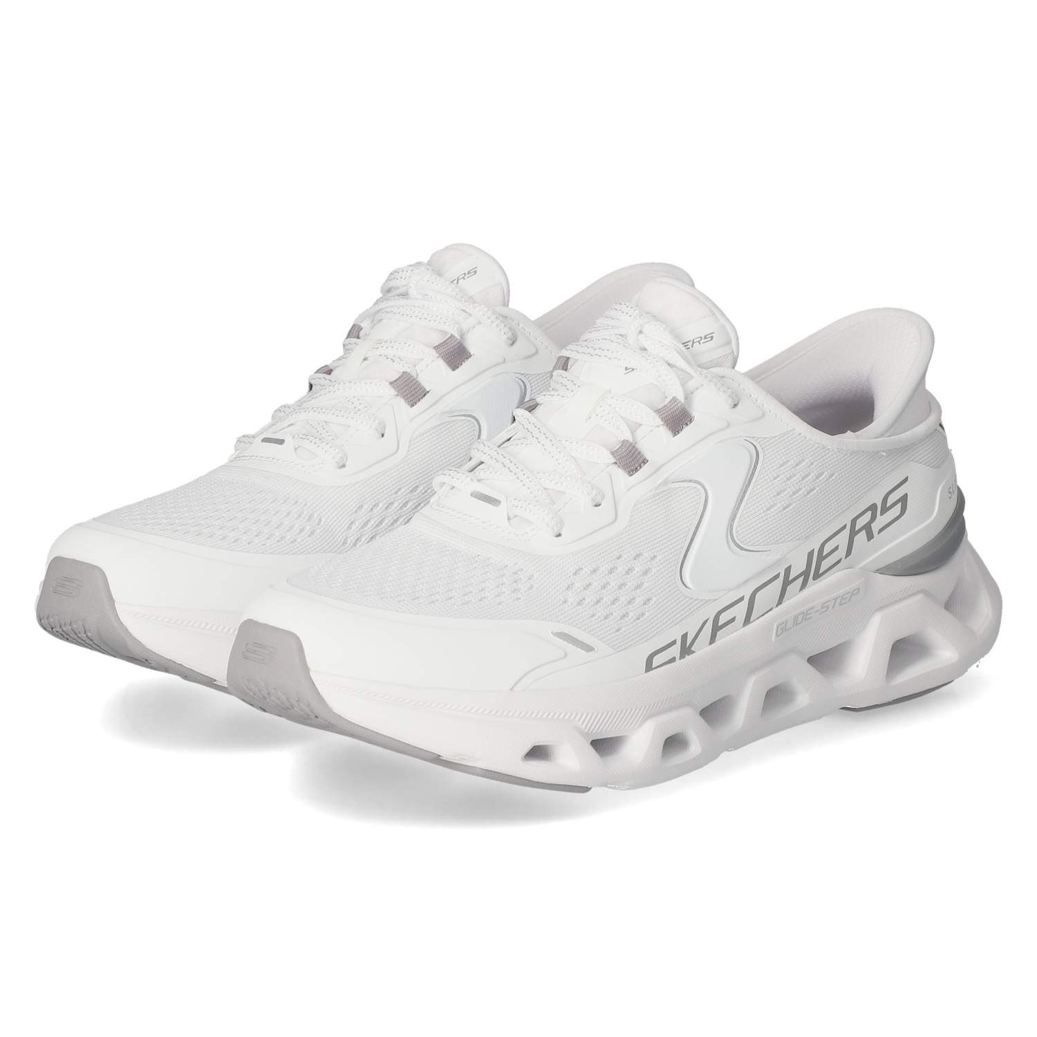 Skechers Skechers 150510 WHT Damen Textil & Synthetik weiss Schnürschuh günstig online kaufen