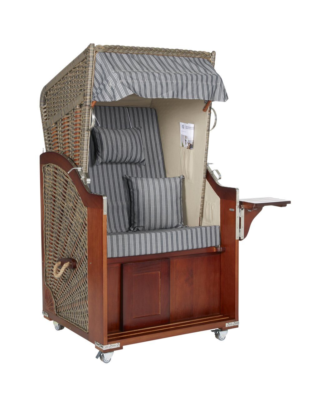 intergrill Strandkorb Ava Deluxe Einsitzer, BxTxH: 97x80x170 cm, Gartenmöbel