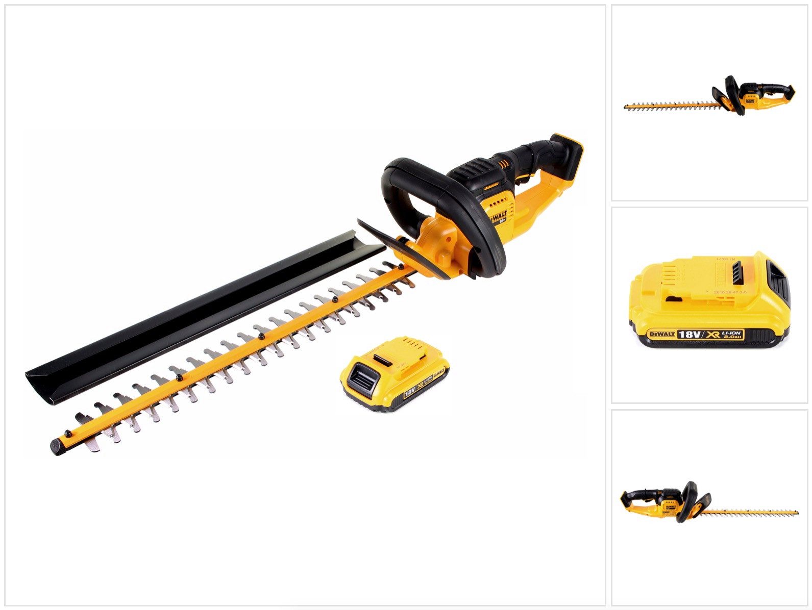 DeWalt Akku-Heckenschere DCM 563 PB Akku Heckenschere 18V 55,8cm + 1x 2,0Ah Akku - ohne Ladege