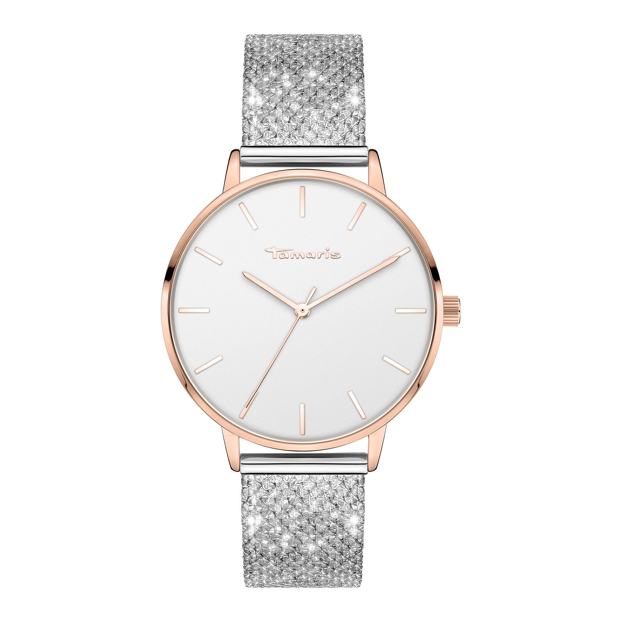 Tamaris Quarzuhr Sparkle Up Edelstahl