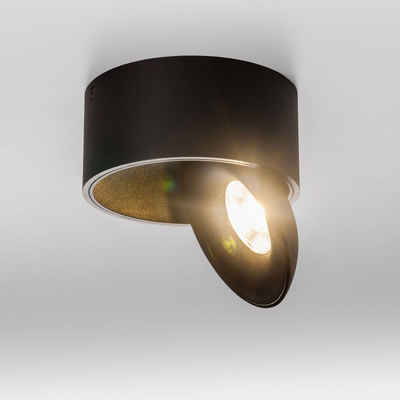 Licht-Trend LED Deckenstrahler »LED Aufbauspot Santa schwenkbar & dimmbar-Schwarz«