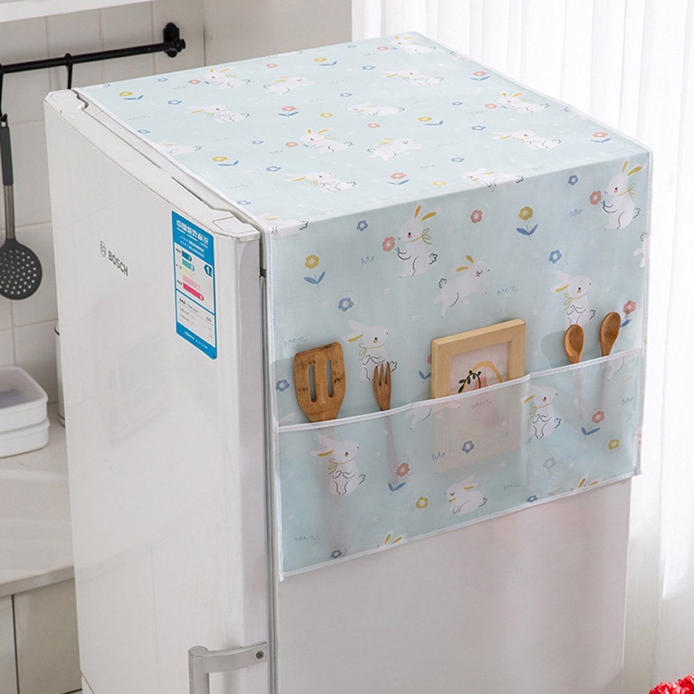 Staubschutz Wäschespinne-Schutzhülle cm Kühlschränke mit Stück 2 130*55 FELIXLEO Aufbewahrungstasche
