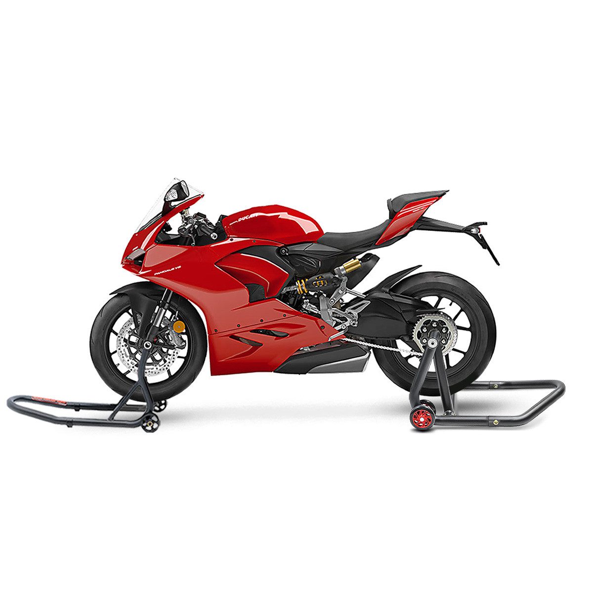 ConStands Motorradheber Einarm Montageständer Set passend für Ducati Panigale V2 20-24 Motorra