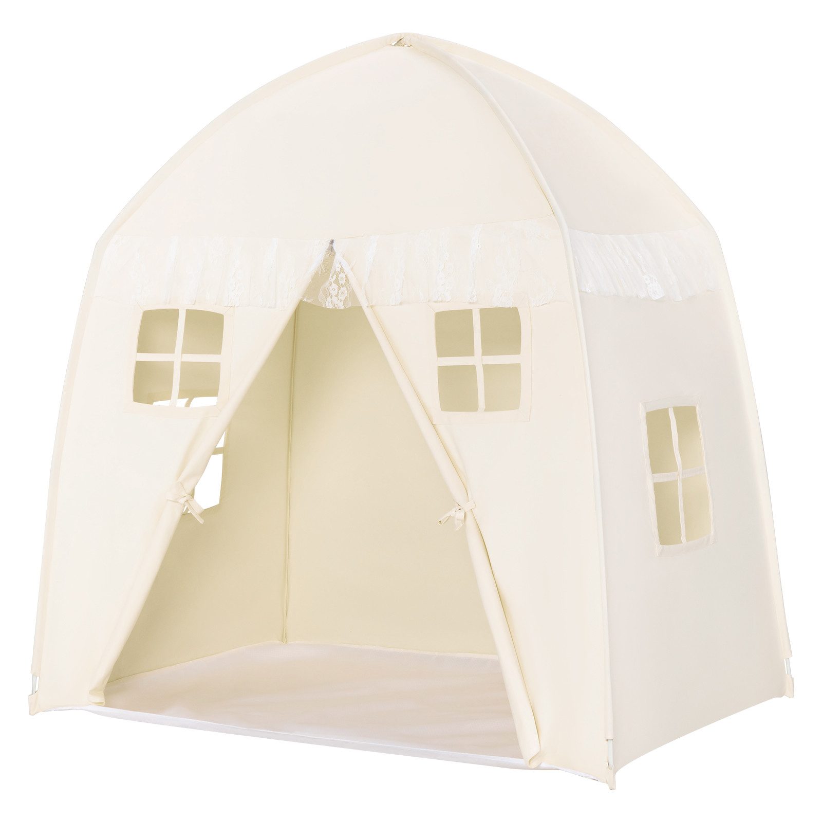 COSTWAY Spielzelt Kinderspielhaus 143 x 100 x 155 cm günstig online kaufen