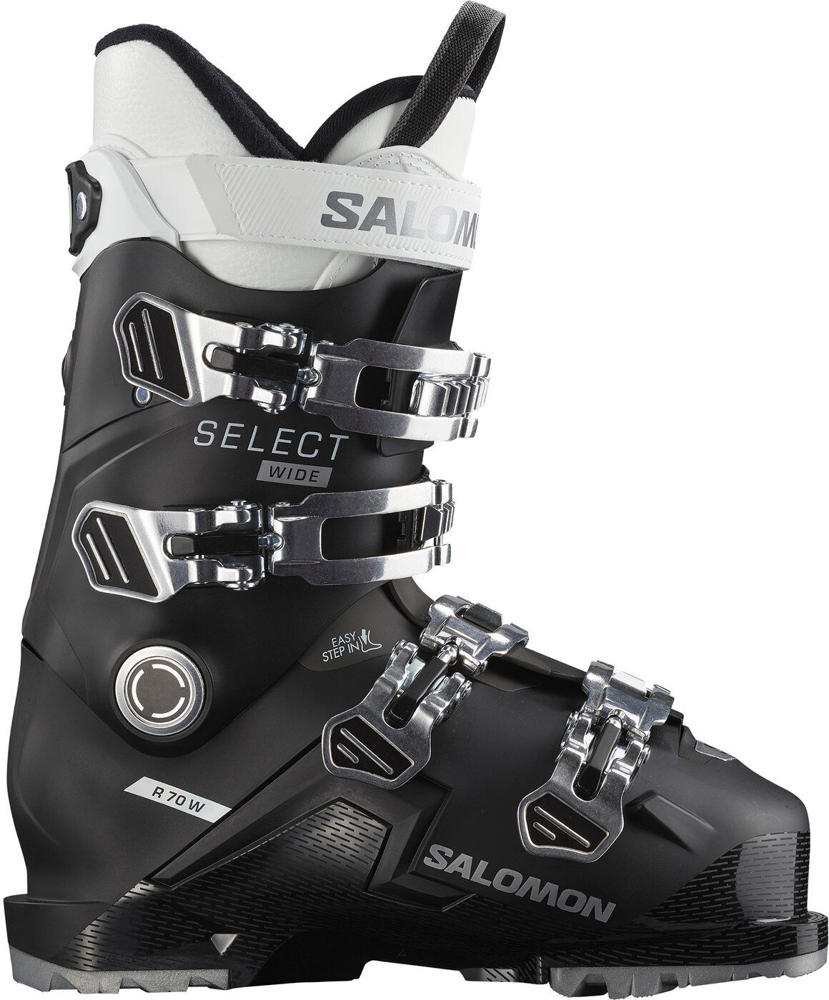 Salomon ALP. BOOTS SELECT WIDE R70 W BLACK/WHITE/SILVER MET. Skischuh