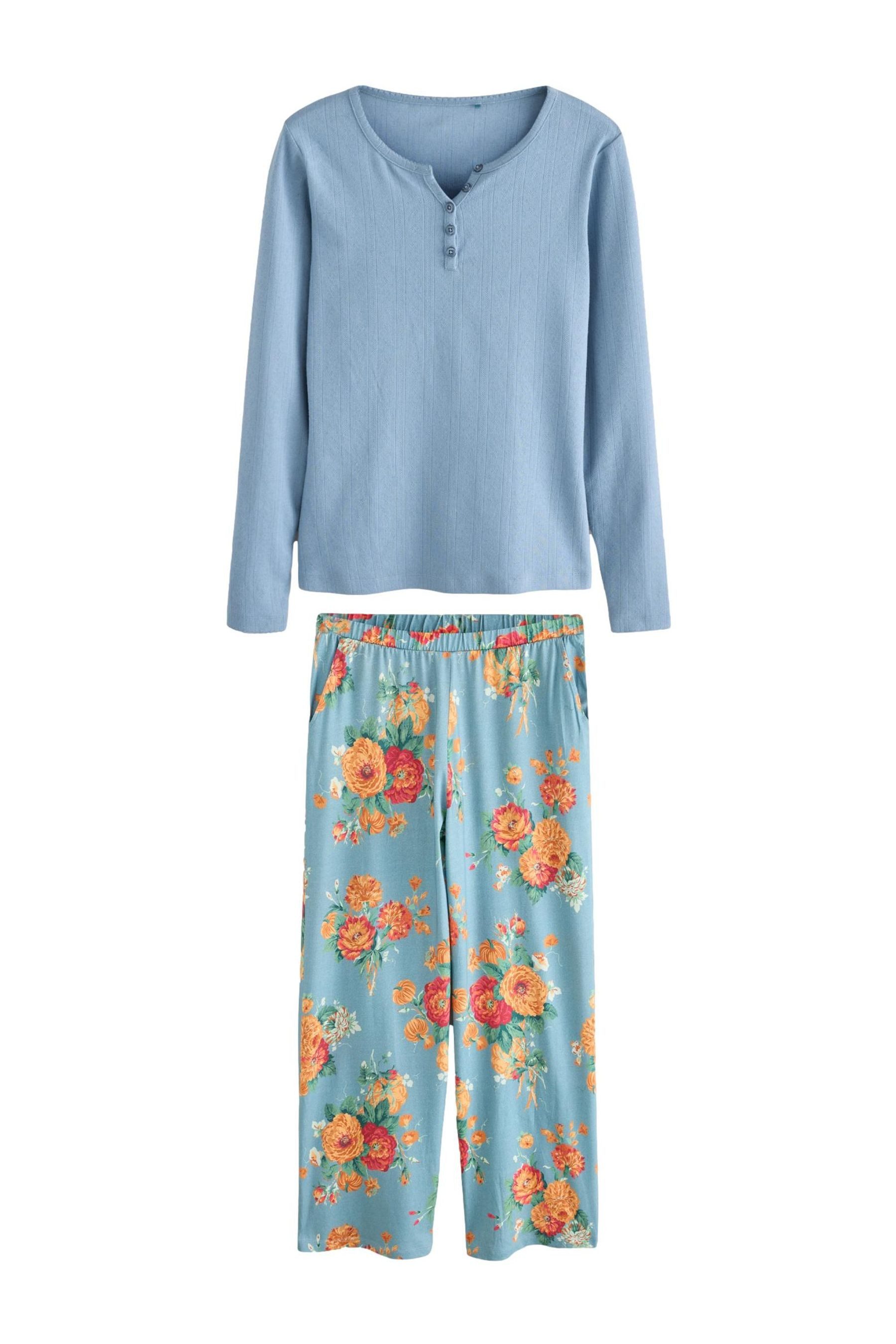 LAURA ASHLEY Pyjama Laura Ashley Cecelia Pumpkin Jersey-Schlafanzug (2 tlg)