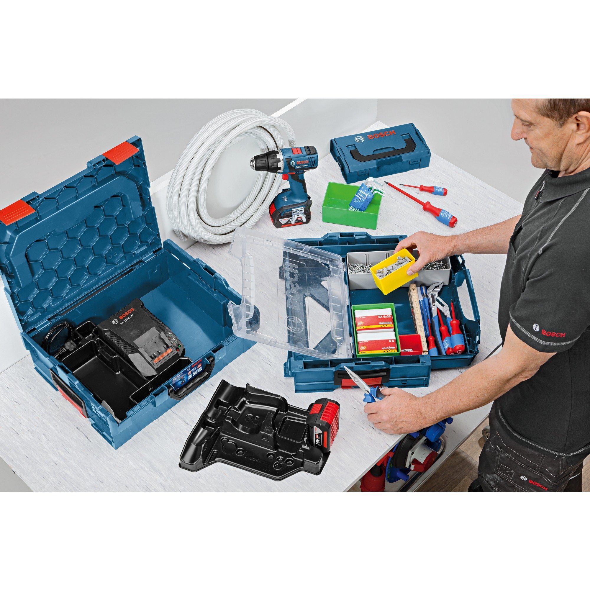 Bosch Einlage Werkzeugbox Professional L-Boxx 65 GCE, GKS (für BOSCH