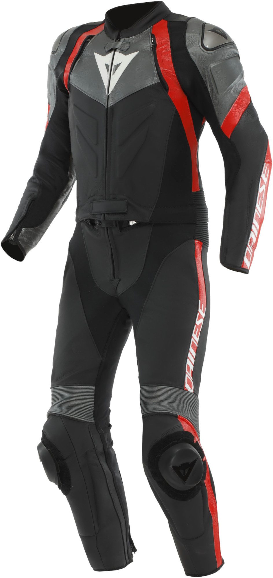 Dainese Motorradkombi Avro 4 2-Teiler Motorrad Lederkombi Atmungsaktiv protektoren reflektierende reißverschluss