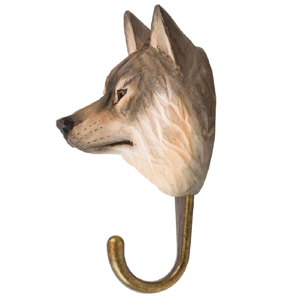 Wildlife Garden Garderobenhaken Kleiderhaken DecoHook Wolf günstig online kaufen