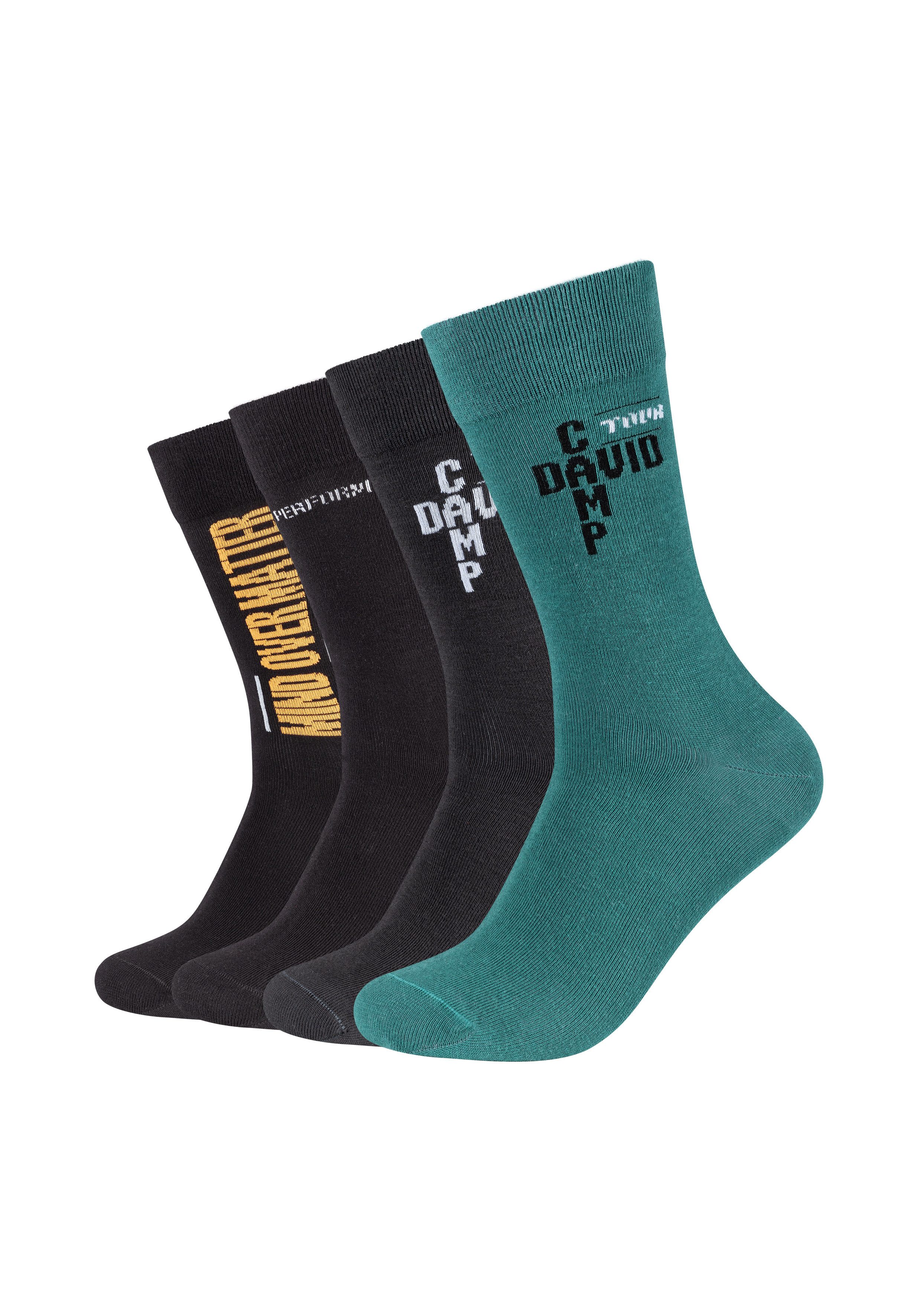 CAMP DAVID Socken casual (4-Paar) mit elastischem Bund günstig online kaufen