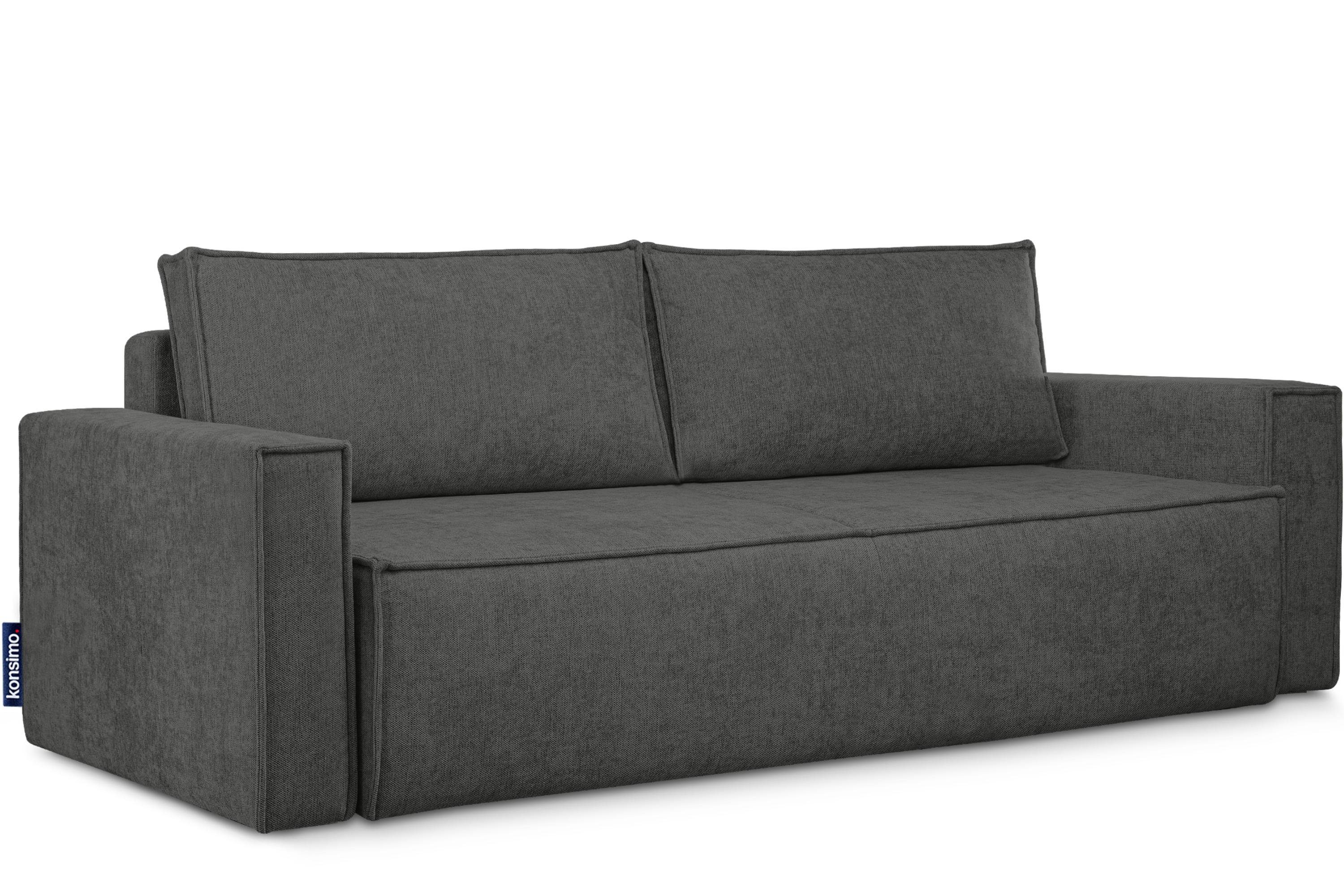 KONSIMO® 3-Sitzer NAPI, hergestellt in der EU, mit Schlaffunktion, Modern