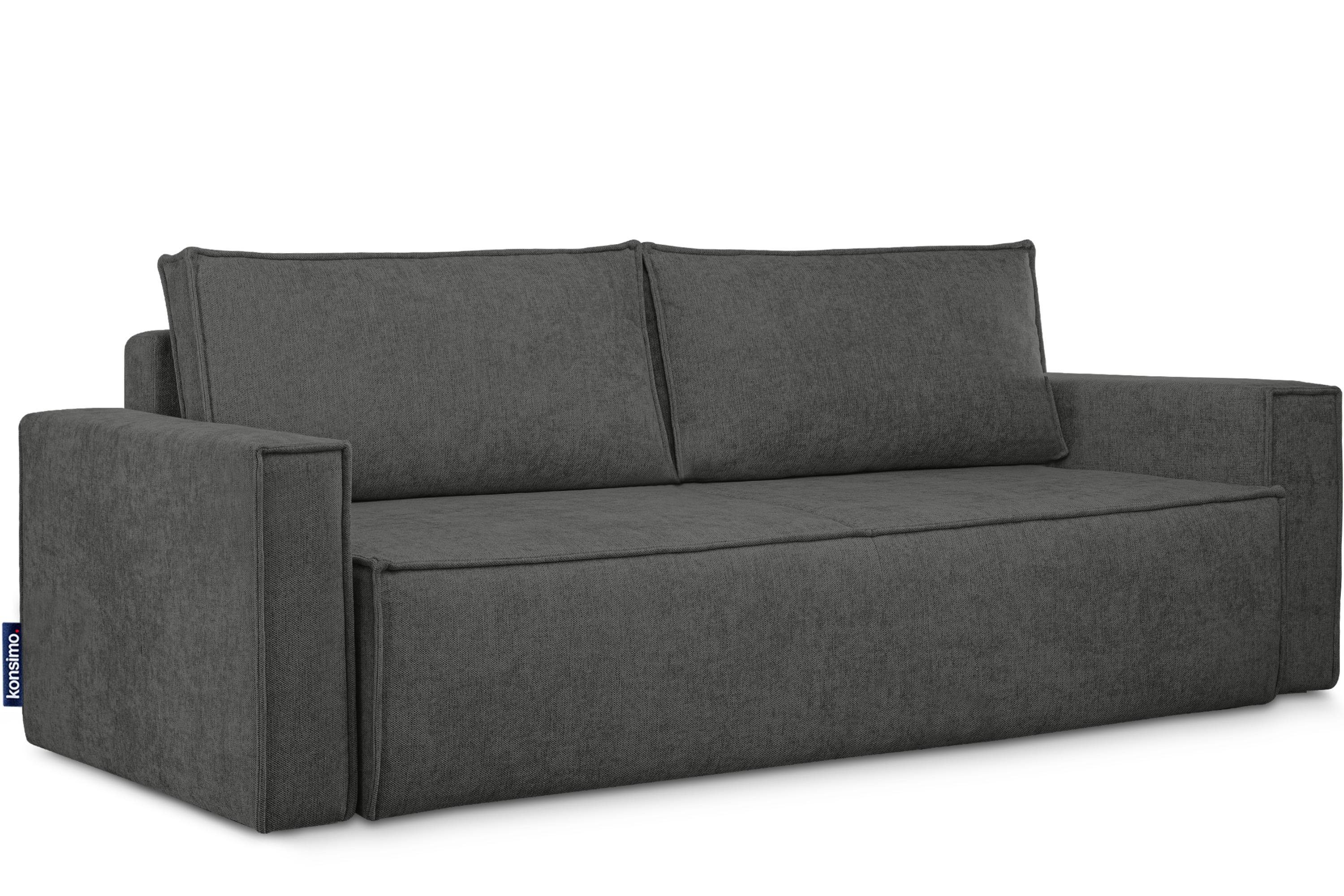 Konsimo Schlafsofa NAPI Schlafsofa hergestellt mit der Armlehnen, EU, Modern, mit in Schlaffunktion II