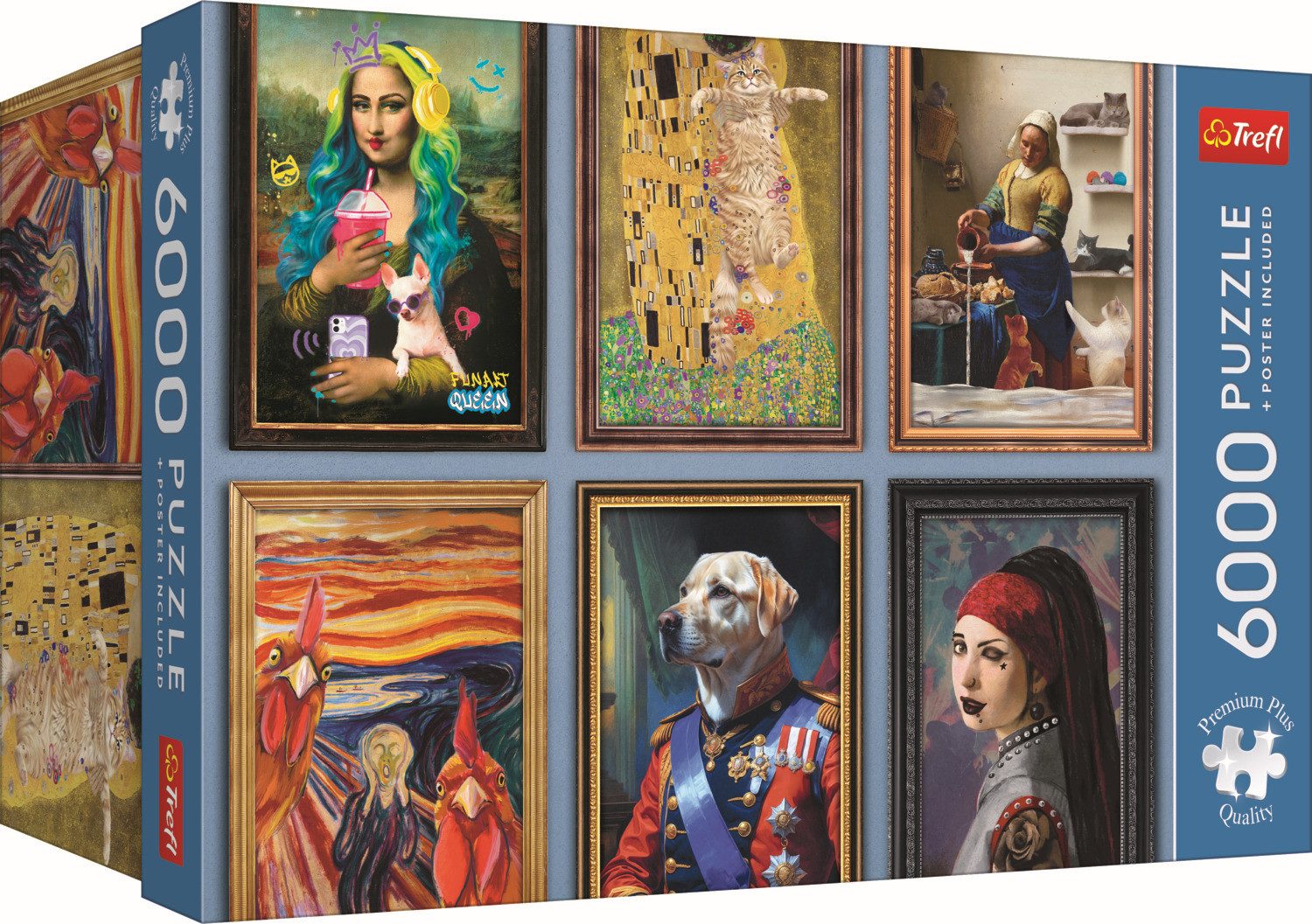 Trefl Puzzle Trefl, Fun Art Collection, 6000 Teile Puzzle, 1000 Puzzleteile