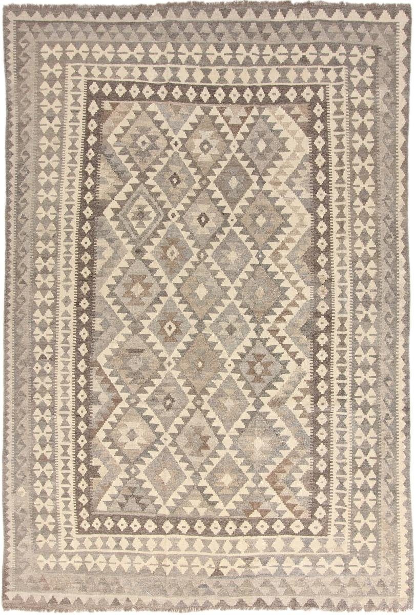 Orientteppich, Orientteppich 192x289 Kelim 3 Afghan mm Trading, rechteckig, Handgewebter Höhe: Nain