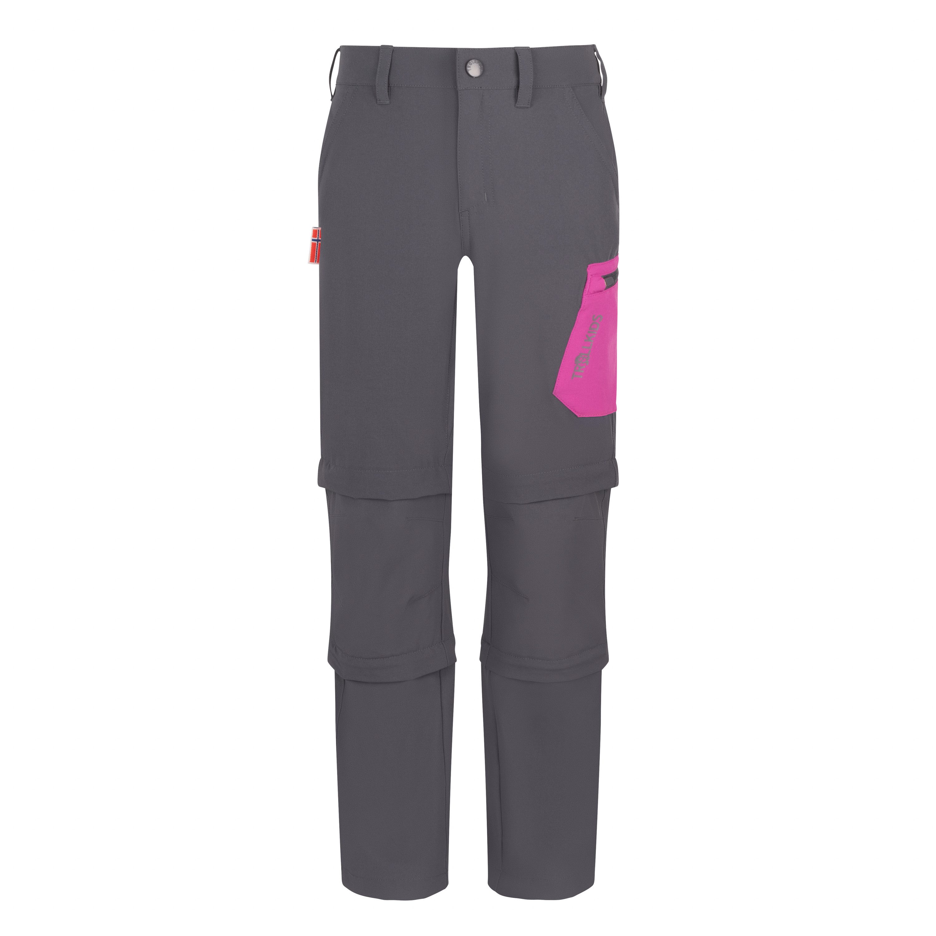 TROLLKIDS Zip-off-Hose KIDS PREIKESTOLEN DOUBLE ZIP-OFF PANTS mit Elastan-Anteil, schnelltrocknend, atmungsaktiv
