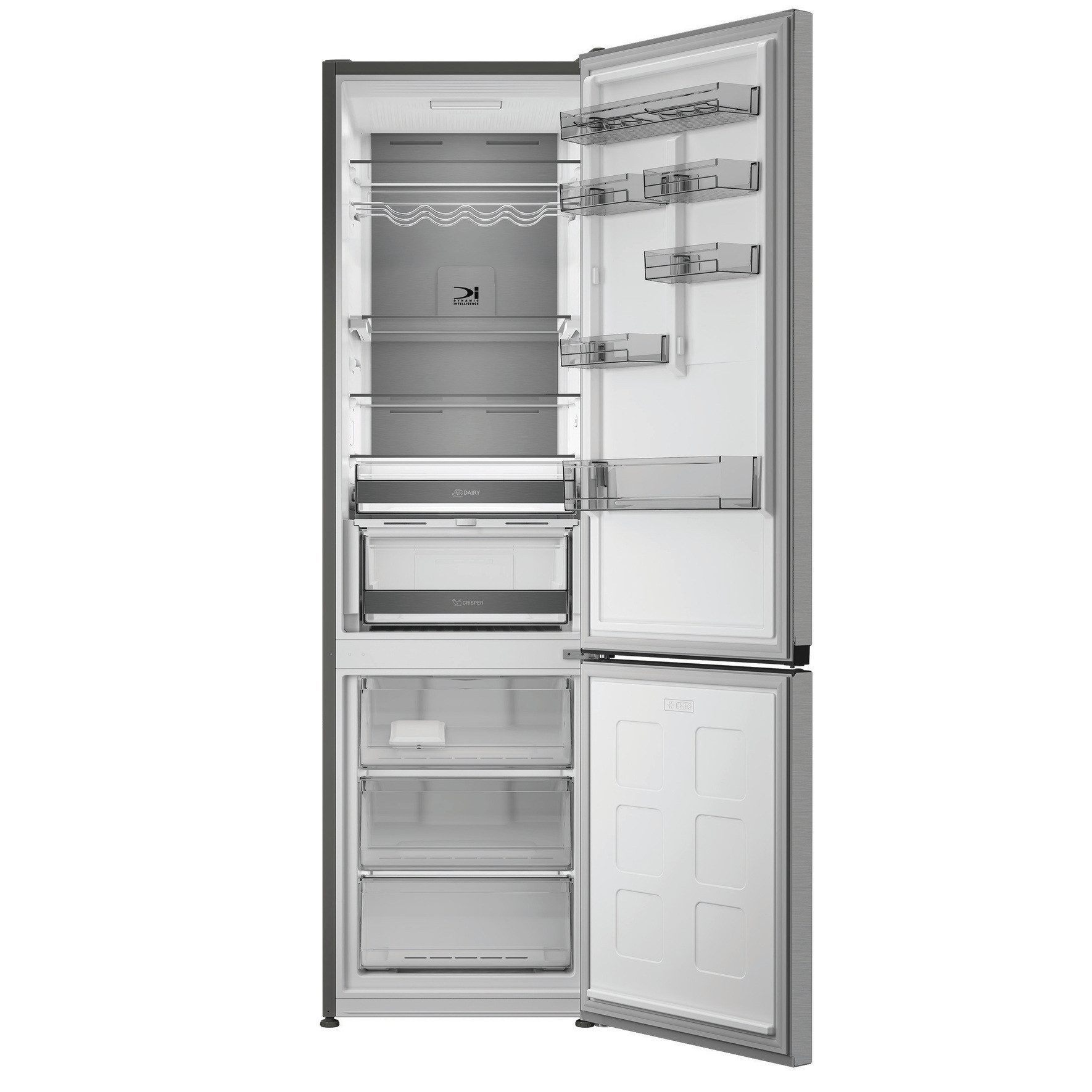 BAUKNECHT Kühl-/Gefrierkombination KGDNF 20CD IN, 203,5 cm hoch, 59,5 cm breit, FreshShield