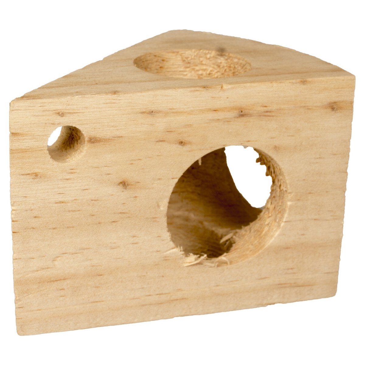 DUVO+ Tier-Intelligenzspielzeug Nagerspielzeug Käse in Holz
