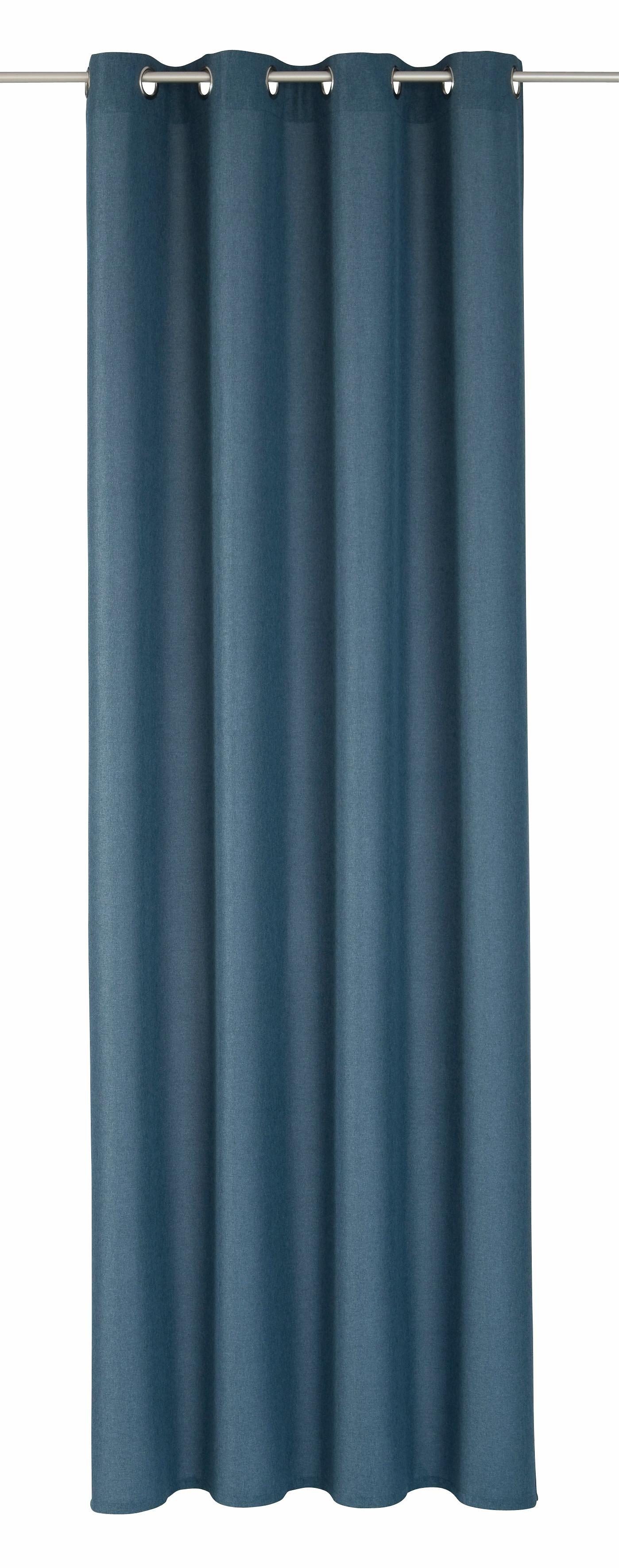 ELBERSDRUCKE Gardine Lino uni (1 St), Ösen, blickdicht