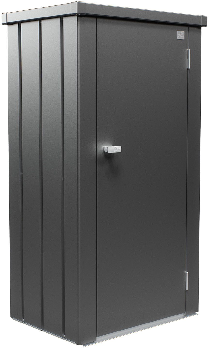 Biohort Mehrzweckschrank Julia Gr. M, verschiedene Farben 77,7x 140,2x 57 cm, Terrassenschrank für kleine Außenflächen