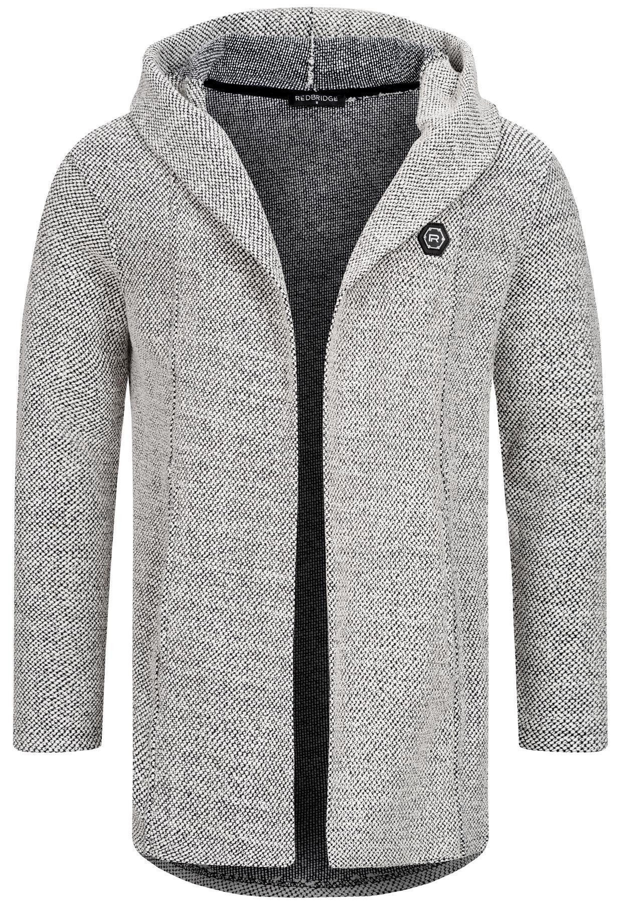 Cardigan mit Kapuze ohne Verschluss