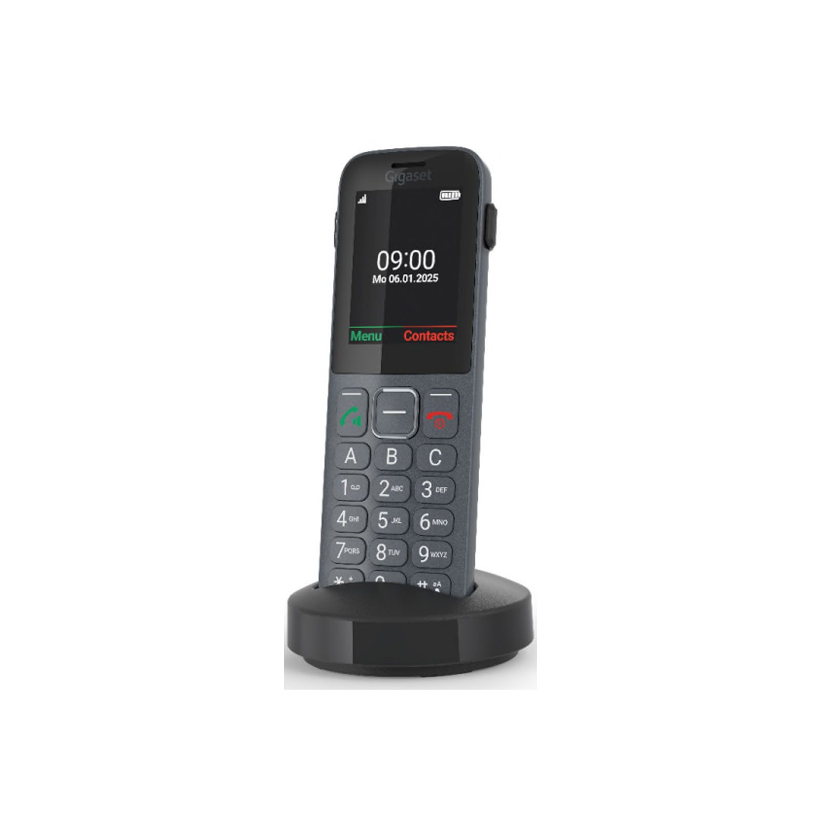 Gigaset Comfort 600 SIM Dark Silver Schnurloses DECT-Telefon