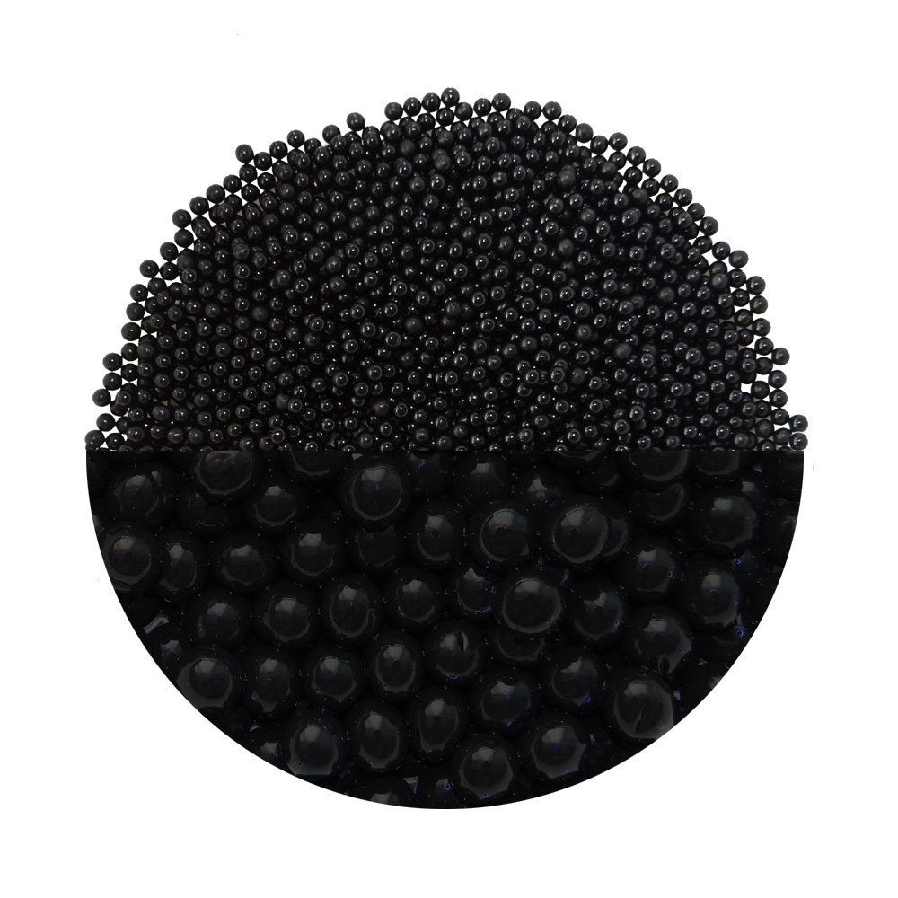 trendfinding Deko-Granulate 100 g Hydroperlen Deko Granulat, (3,5-4 mm, Schwarz)