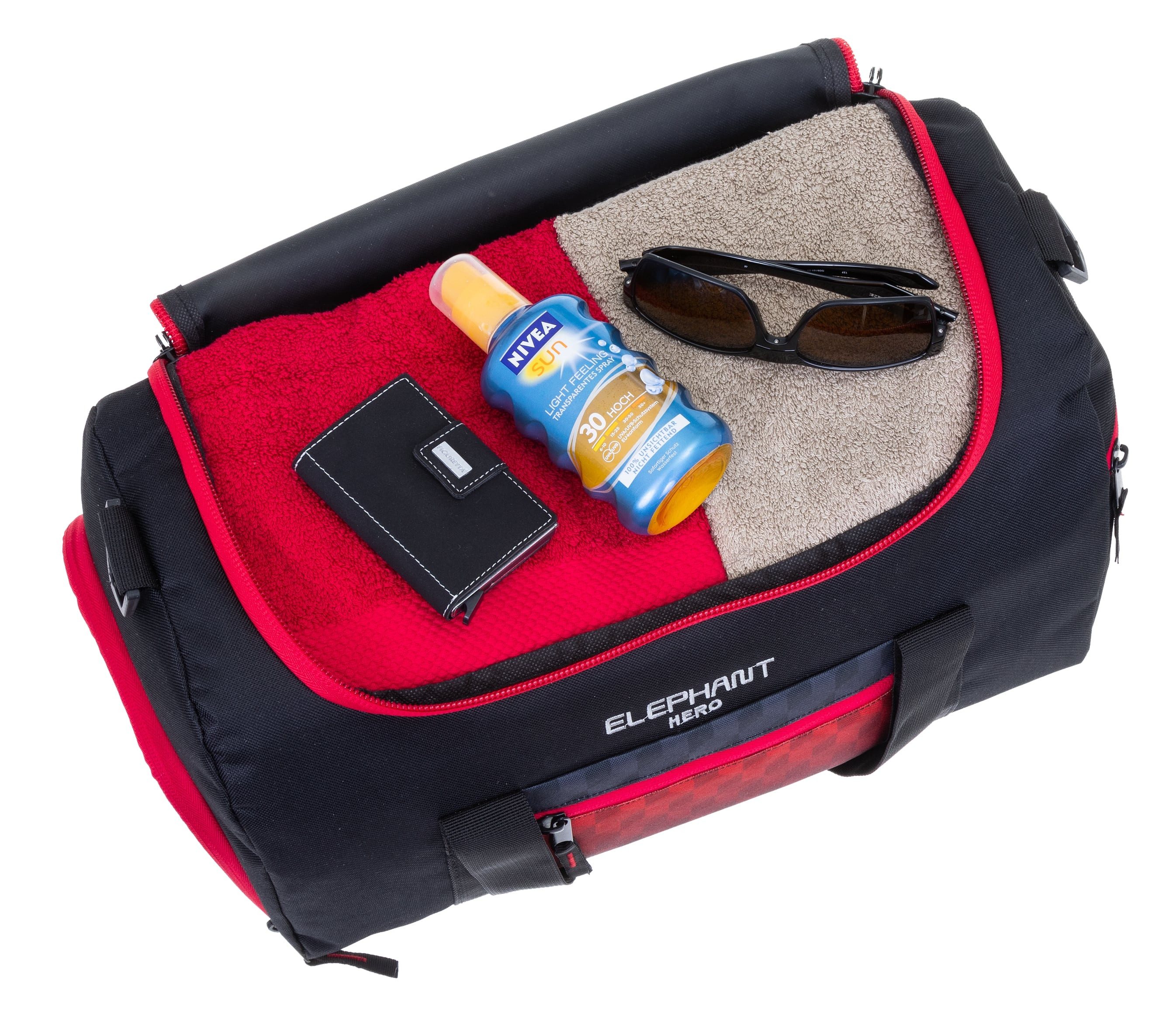 ELEPHANT Sporttasche Hero Signature Sporttaschen, Tasche mit Schuhfach, Schule + Trinkflasche