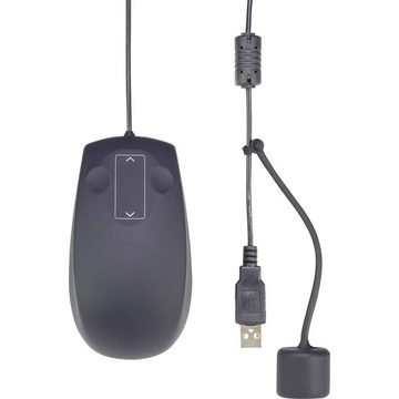 Renkforce IP68 Desktopset mit Touchpad Tastatur- und Maus-Set, Spritzwassergeschützt, Staubgeschützt, Touch-Oberfläche