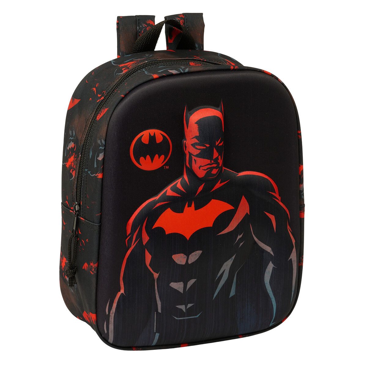 Batman Kinderrucksack Rucksack Kinderrucksack Freizeitrucksack Batman Schwarz 22x27x10 cm 3D