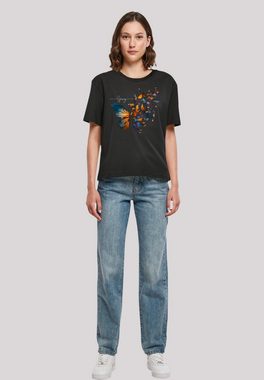 F4NT4STIC T-Shirt Schmetterling Print