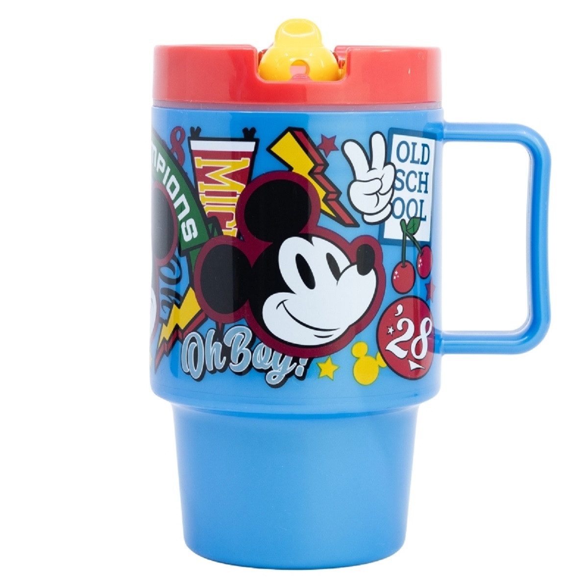 Storline Trinkflasche Disney Mickey Mouse Kunststoffbecher 530 ml mit Schraubdeckel