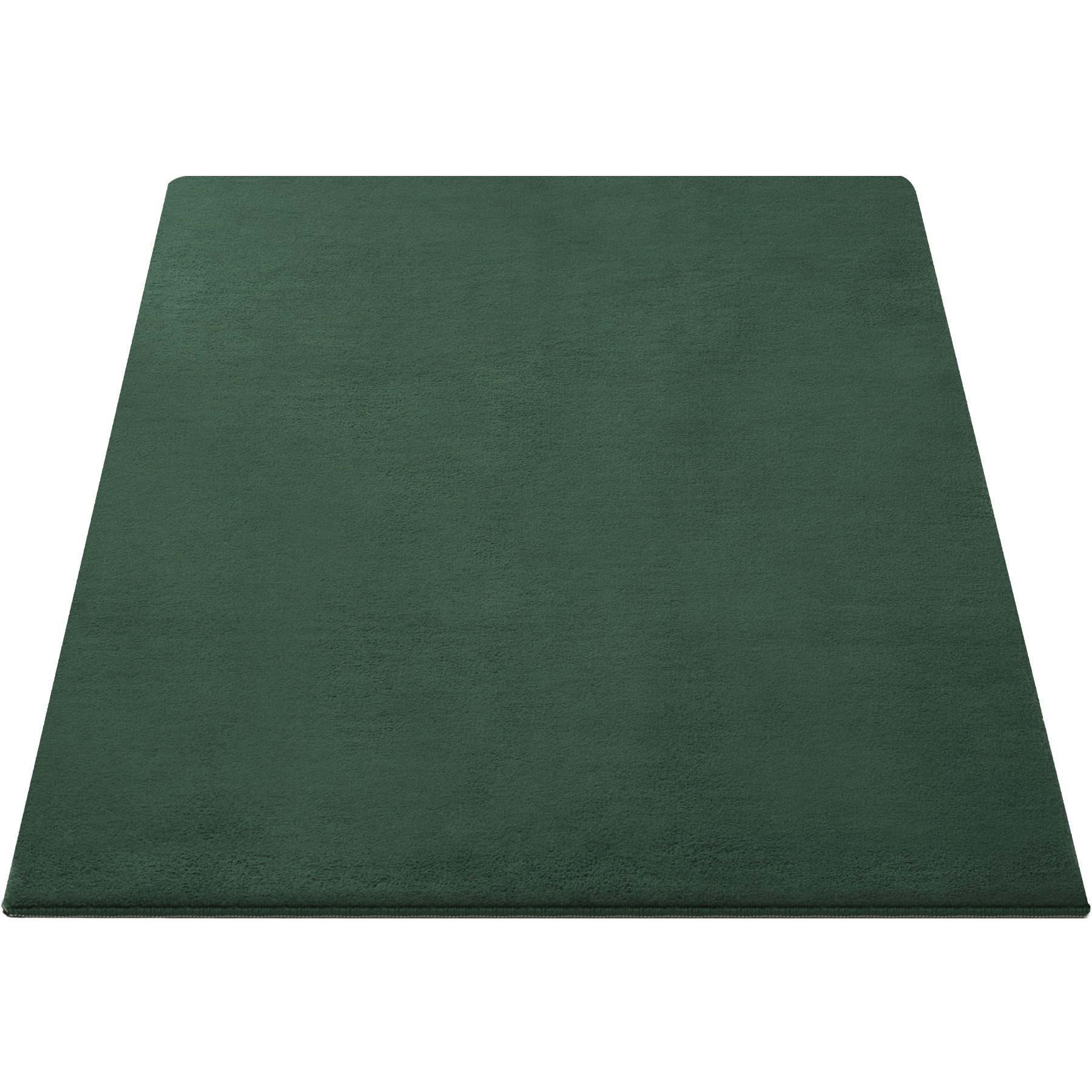 tectake Teppich Kurzflorteppich mit flauschiger Oberfläche, allergikerfreundlich, Rechteck, Höhe: 1,50 mm, strapazierfähig, pflegeleicht, waschbar, rutschfeste Unterseite