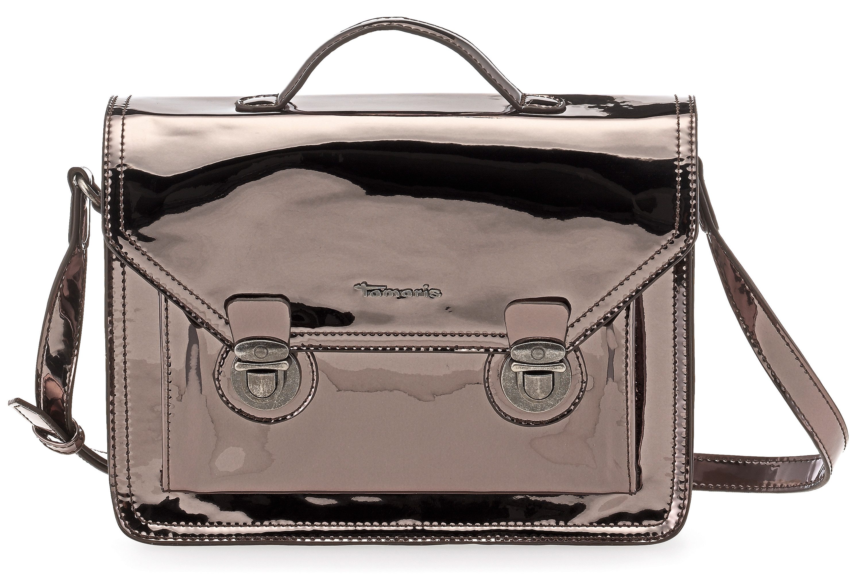 Tamaris Umhängetasche Adriel, Damen Satchel Bag klassische Umhängetasche
