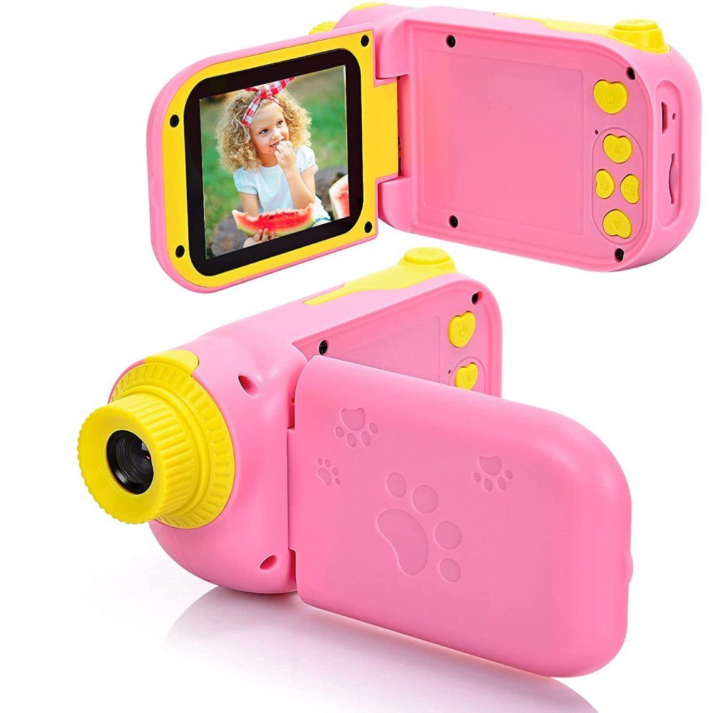 Jormftte »Kinder Digitalkamera Spielzeug Kleinkind Kamera 2 Inch Bildschirm  1080P Fotografie stoßfeste Kamera(Pink)« Outdoor-Kamera
